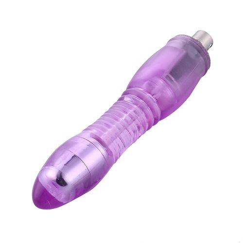 PVC Vibrating Dildo, Color: Purple