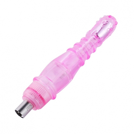 7.7 Inches PVC Granular Vibration Anal Sex Dong For Sex Machines