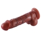 8.3 Inches Realistic Veiny Dildo, Double-layer Dong With Blood Vessel Painting, Suction Cup Based