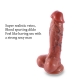 8.3 Inches Realistic Veiny Dildo, Double-layer Dong With Blood Vessel Painting, Suction Cup Based