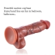 8.3 Inches Realistic Veiny Dildo, Double-layer Dong With Blood Vessel Painting, Suction Cup Based