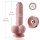 Hismith 8.6“ FDA Silicone Realistic Dildo For Hismith Premium Sex Machine