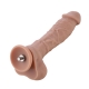 9.45" Silicone Dildo For Hismith Sex Machine With KlicLok Connector, 7.5" Insertable Length,Flesh