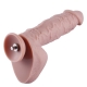 9" Huge Silicone Dildo For Hismith Sex Machine With KlicLok Connector, 6.5" Insertable Length, Flesh