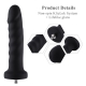 Hismith 6.7" Smooth Silicone Anal Dildo For Hismith Sex Machine - KlickLok Connector