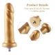 Hismith 6.7" Smooth Silicone Anal Dildo For Hismith Sex Machine - KlickLok Connector