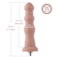 7.1" Beaded Anal Dildo for Hismith Premium Machine with KlicLok System