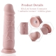 Hismith Slight Curved Silicone Dildo for Hismith Sex Machine with KlicLok System