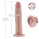 Hismith Slight Curved Silicone Dildo for Hismith Sex Machine with KlicLok System