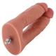 8.07" Hismith Lifelike Realistic Double Penetrator KlicLok Connector Dildo