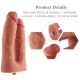 8.07" Hismith Lifelike Realistic Double Penetrator KlicLok Connector Dildo