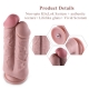 Hismith 8.46” Two Cocks One Hole Silicone Dildo For Hismith Premium Sex Machine, KlicLok Connector