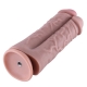 Hismith 8.46” Two Cocks One Hole Silicone Dildo For Hismith Premium Sex Machine, KlicLok Connector