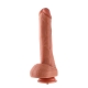 Hismith 9.25" Silicone Dildo for Hismith Sex Machine with KlicLok System, 7.4" Insertable Length, 1.97” Diameter - Master Series