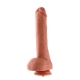 Hismith 9.25" Silicone Dildo for Hismith Sex Machine with KlicLok System, 7.4" Insertable Length, 1.97” Diameter - Master Series