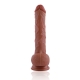 HISMITH Realistic dildo vibrator, 6 vibration modes and 6 thrust speeds G-spot vibration dildo,strong suction cup for women 
