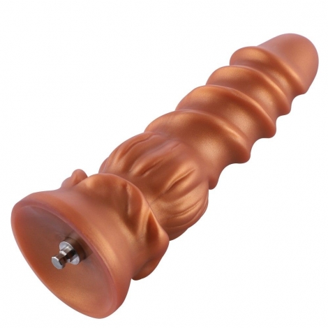 Hismith 8.46" Spiral Grain Silicone Dildo With KlicLok System For Hismith Premium Sex Machine - Monster Series