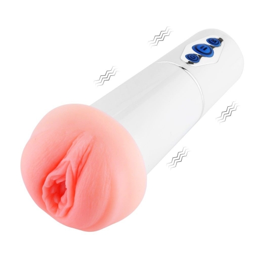 Virgin Pocket Pussy, 5 Suction Strengths and 10 Vibration Modes Automatic Male Masturbator Cup with Hymen for Men Masturbation