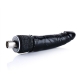 Black PVC Dildo With Realistic Surface
