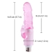 PVC Rabbit Dildo, Pink or Purple Is Available