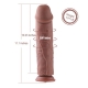 Hismith 11.4" Slightly Curved Silicone Dildo with KlicLok System for Hismith Premium Sex Machine