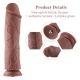 Hismith 11.4" Slightly Curved Silicone Dildo with KlicLok System for Hismith Premium Sex Machine