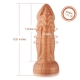 Hismith 8.25’’ Vibrating Dildo with 3 Speeds + 4 Modes with KlicLok System - Slightly Curved Silicone Dong