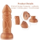 Hismith 8.25’’ Vibrating Dildo with 3 Speeds + 4 Modes with KlicLok System - Slightly Curved Silicone Dong