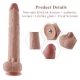 Hismith 11.8” Vibrating Dildo with 3 Speeds + 4 Modes with KlicLok System - Extra-Length Silicone Dildo