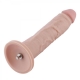 Hismith 10.2” Vibrating Dildo with 3 Speeds + 4 Modes with KlicLok System - Slight Curved Silicone Dong