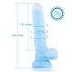 9.65" Glowing Realistc Dildo, Silicone Sex Toy for Hismith Sex Machine With KliclLok System