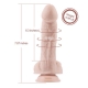 Hismith 7.87" Realistic Silicone Dildo for Hismith Premium Sex Machine with KlicLok System