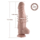 Hismith 11.3" Multi-Texturing Thick Silicone Dildo with KlicLok System for Hismith Premium Sex Machine