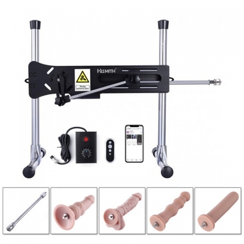 Hismith Automatic Butt Thrusting Sex Machine With Four Anal Dildos, Thrust Rod Extension And Fucking Machine Storage Bag