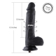 Hismith 8" Silicone Dildo for Hismith Premium Sex Machine with KlicLok System