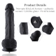 Hismith 8" Silicone Dildo for Hismith Premium Sex Machine with KlicLok System