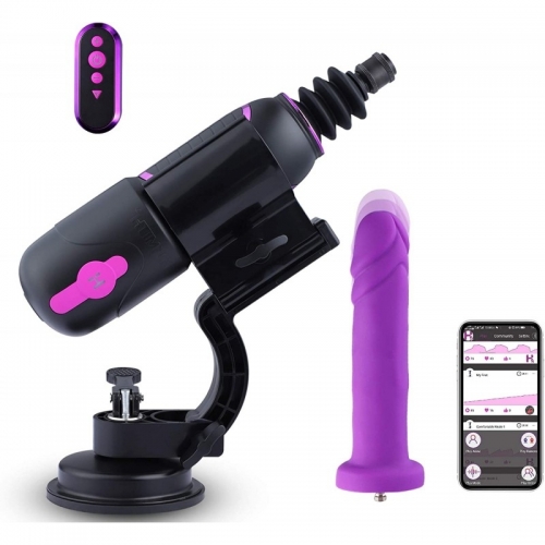 Hismith Pro Traveler 3.0 APP Controlled Sex Machine with Super Powerful Suction Mount for Male and Female