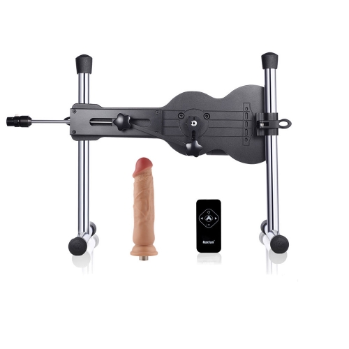 Auxfun Sex Machines, 3XLR Connector Love Machine with Remote Control, Adjustable Angle & Thrusting Speed Fucking Machine Adult Sex Toys with Dildo for Men and Women 