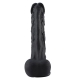 Hismith 12.4 Inches Black Super Huge Silicone Dildo for Hismith Premium Sex Machine