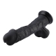 Hismith 12.4 Inches Black Super Huge Silicone Dildo for Hismith Premium Sex Machine