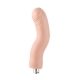 Auxfun Smooth TPE dildo with build-in keel， 3XLR Connector/ 3 Pin Attachments