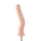 Auxfun Extra-length Veins with Flexible pipe TPE dildo with 3XLR Connector/ 3 Pin Attachments