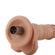 Auxfun Extra Length with Flexible Pipe TPE dildo with 3XLR Connector/ 3 Pin Attachments