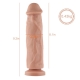 TPE dildo with suction cup,total length 23.4cm Insertable length 21.2cm