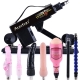 Auxfun Sex Machine Love Machine, Auto Thruting Dildo with 3 XLR Connector with 7 Attahcments Hands-Free Machine with Lifelike Dildo Masturbator for Men and Women