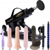 Auxfun Best Masturbation Partner Sex Machine with 7.5 inch Colourful Jelly Realistic Dildo