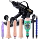 Auxfun Sex Machine Device Sex Toys with Realistic Dildos for Women Men, 3XLR Adjustable Thrusting Machines Male Masturbtion Cup Automatic Fucking Machine Gun 