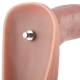 Hismith 8.3" Realistic Silicone Dildo, 7.68" Insertable Length With Three-Dimensional Testicles