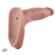 Hismith 8.3" Realistic Silicone Dildo, 7.68" Insertable Length With Three-Dimensional Testicles