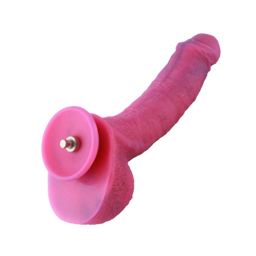 Hismith 9.7" Curved Silicone Dildo - Removable KlicLok System - Fantasy Series
